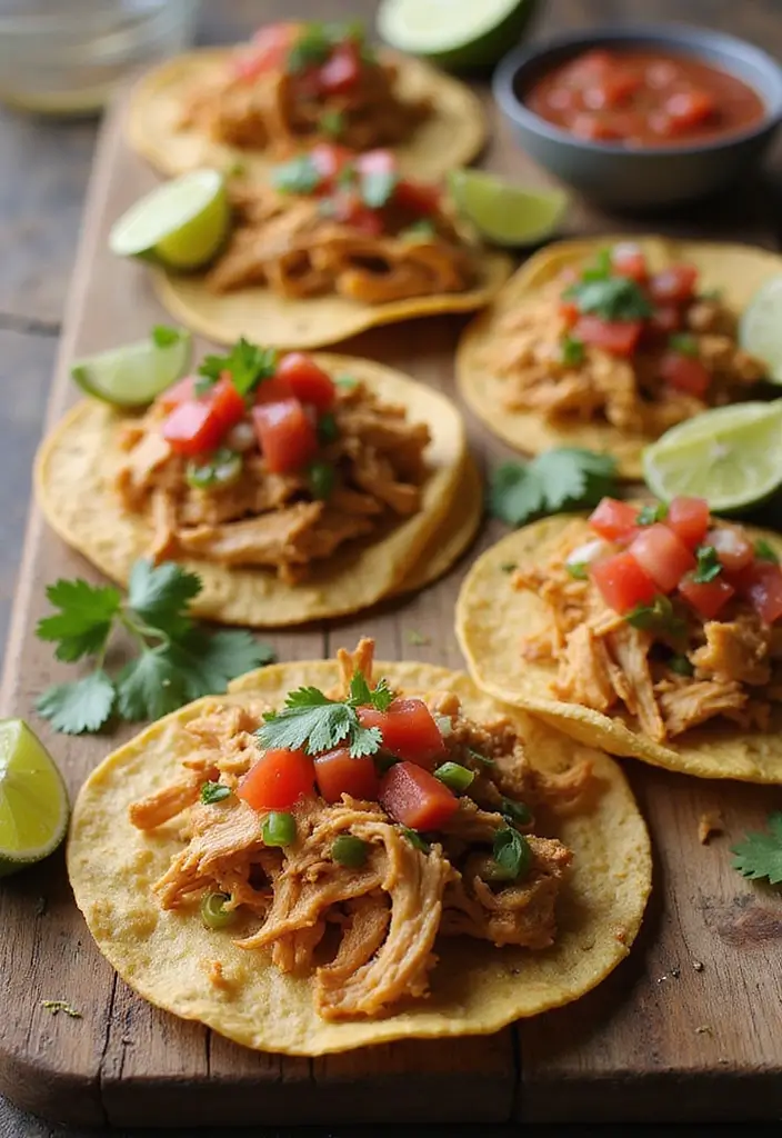 29 Dutch Oven Chicken Recipes That Feel Rustic & Flavorful - 25. Chicken Tostadas