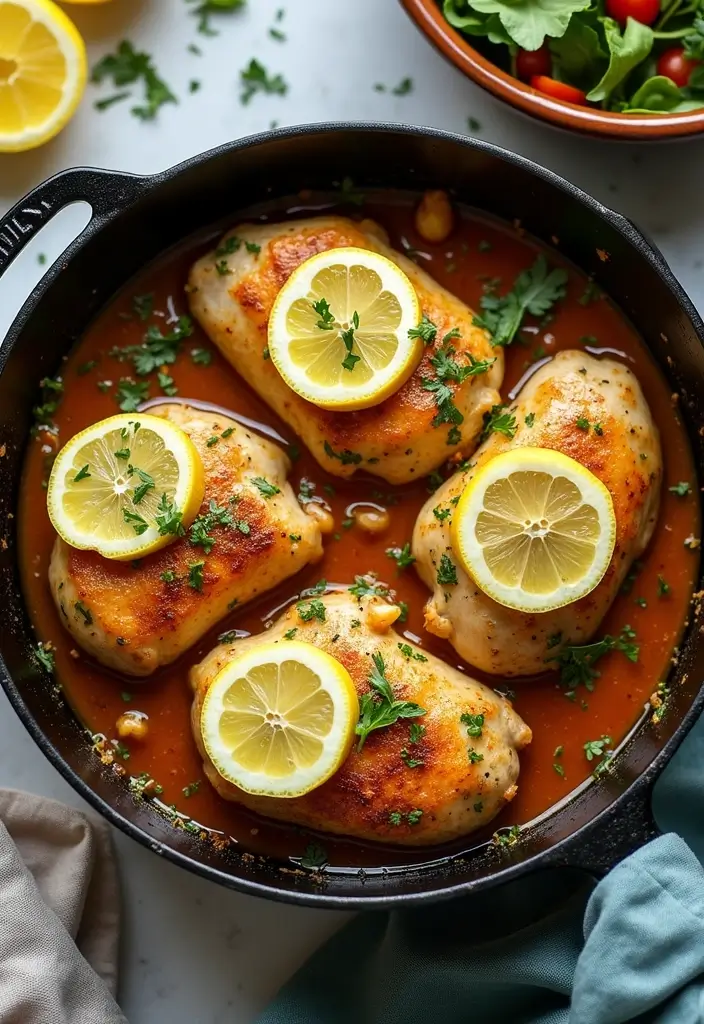 29 Dutch Oven Chicken Recipes That Feel Rustic & Flavorful - 7. Lemon Garlic Chicken