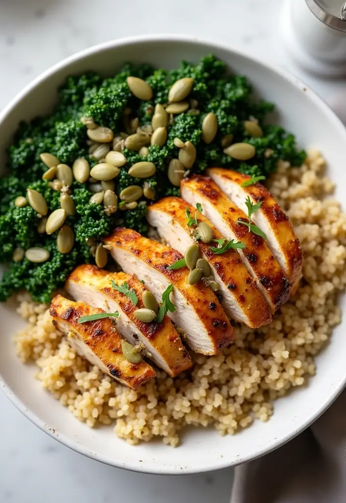 29 Greek Chicken Orzo Bowl Recipes That Feel Mediterranean - 15. Superfood Chicken Orzo Bowl