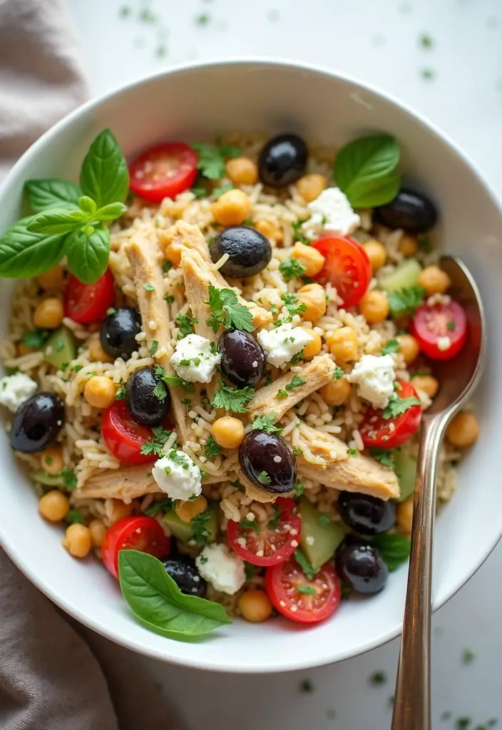 29 Greek Chicken Orzo Bowl Recipes That Feel Mediterranean - 2. Mediterranean Chicken Orzo Salad