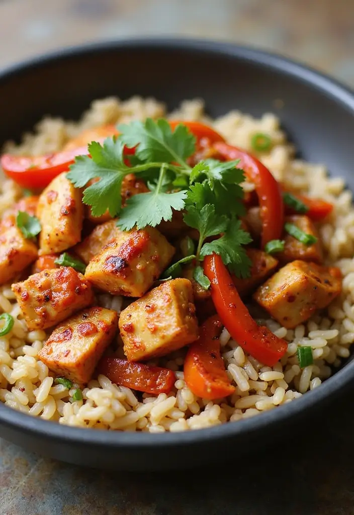 29 Greek Chicken Orzo Bowl Recipes That Feel Mediterranean - 3. Spicy Harissa Chicken Orzo Bowl