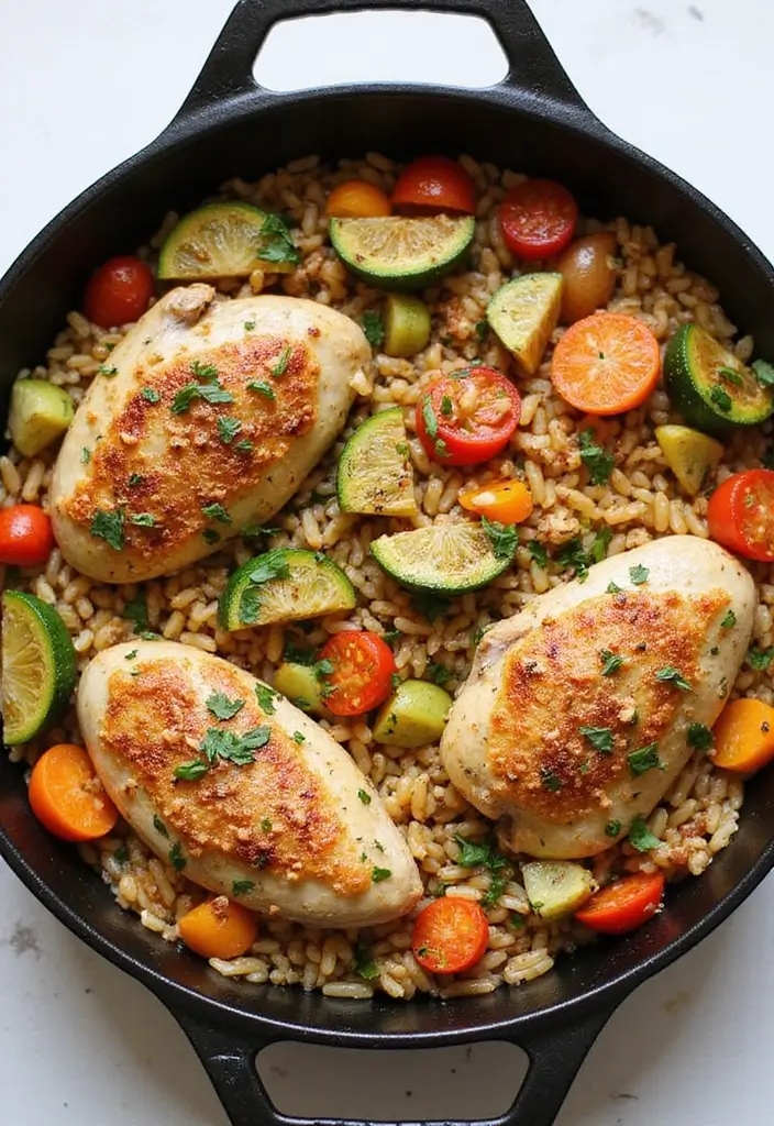 29 Greek Chicken Orzo Bowl Recipes That Feel Mediterranean - 8. One-Pan Greek Chicken and Orzo