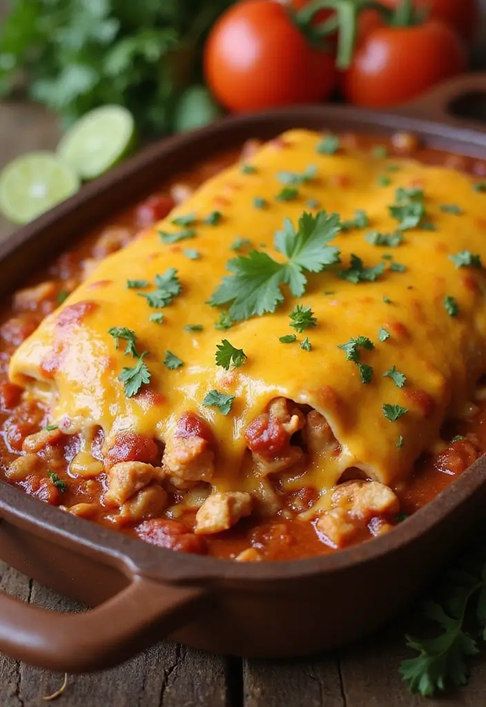 29 Healthy Chicken Enchilada Casserole Recipes That Feel Indulgent - 14. BBQ Chicken Enchilada Casserole