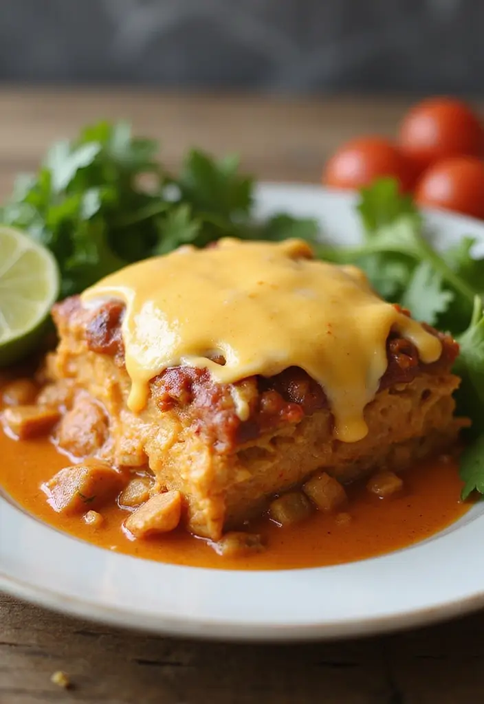 29 Healthy Chicken Enchilada Casserole Recipes That Feel Indulgent - 27. Chicken Enchilada Casserole with Cream Cheese