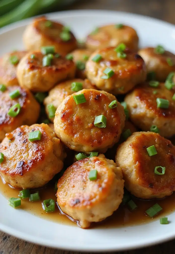 29 Honey Chicken Recipes: Easy and Flavor-Packed - 16. Honey Garlic Chicken Meatballs