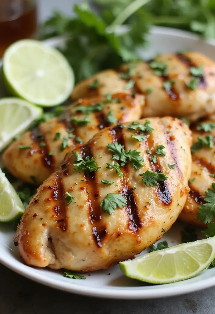 29 Honey Chicken Recipes: Easy and Flavor-Packed - 18. Honey Cilantro Lime Chicken