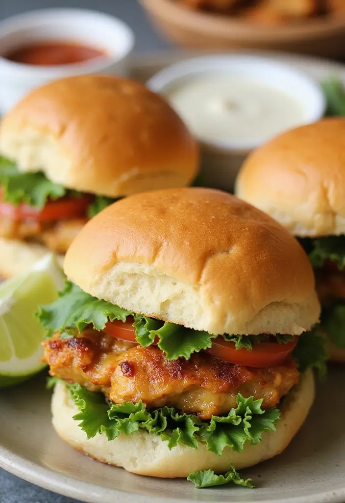 29 Honey Chicken Recipes: Easy and Flavor-Packed - 28. Honey Garlic Chicken Sliders