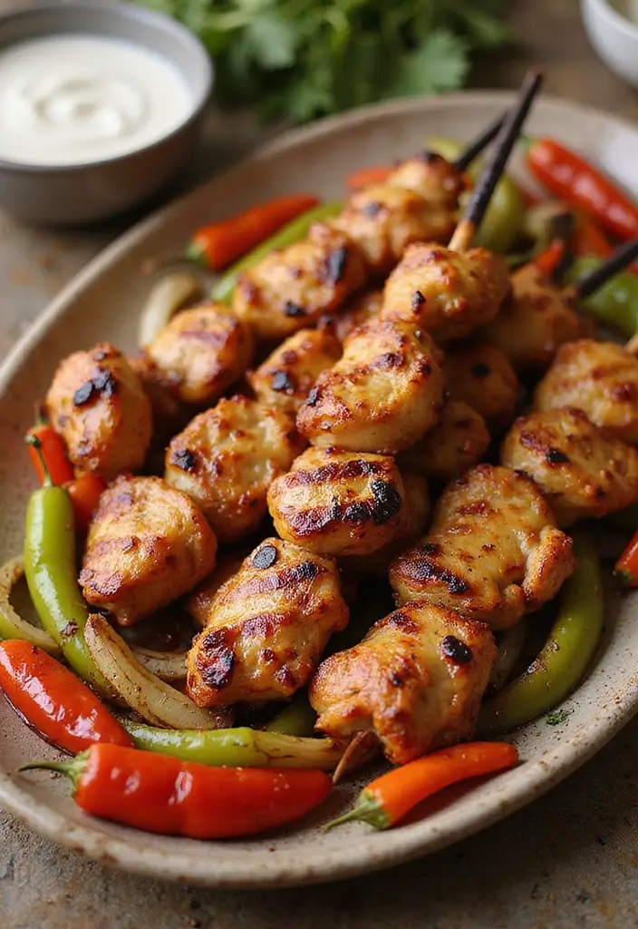 29 Honey Chicken Recipes: Easy and Flavor-Packed - 6. Honey Soy Glazed Chicken Skewers