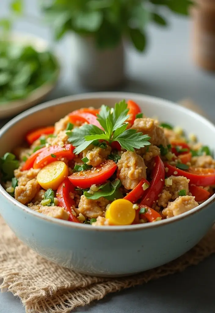 30 Air Fryer Ranch Chicken Recipes That Are Crispy & Flavor-Packed - 14. Ranch Chicken Stir Fry