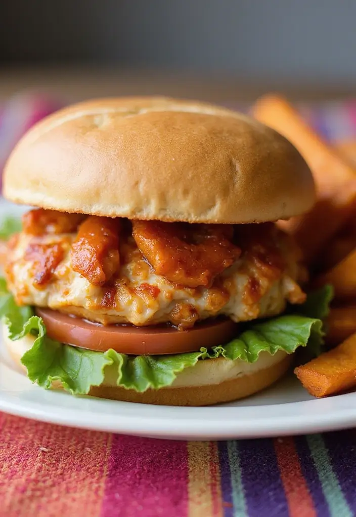 30 Air Fryer Ranch Chicken Recipes That Are Crispy & Flavor-Packed - 17. Ranch Chicken Burgers