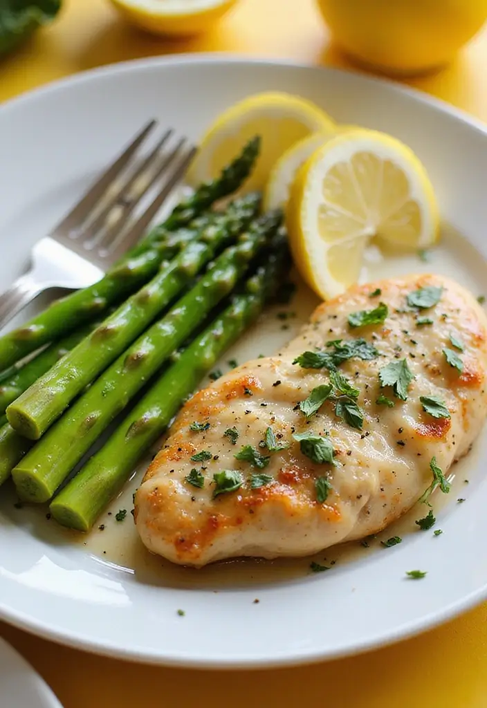 30 Air Fryer Ranch Chicken Recipes That Are Crispy & Flavor-Packed - 27. Ranch Chicken and Asparagus