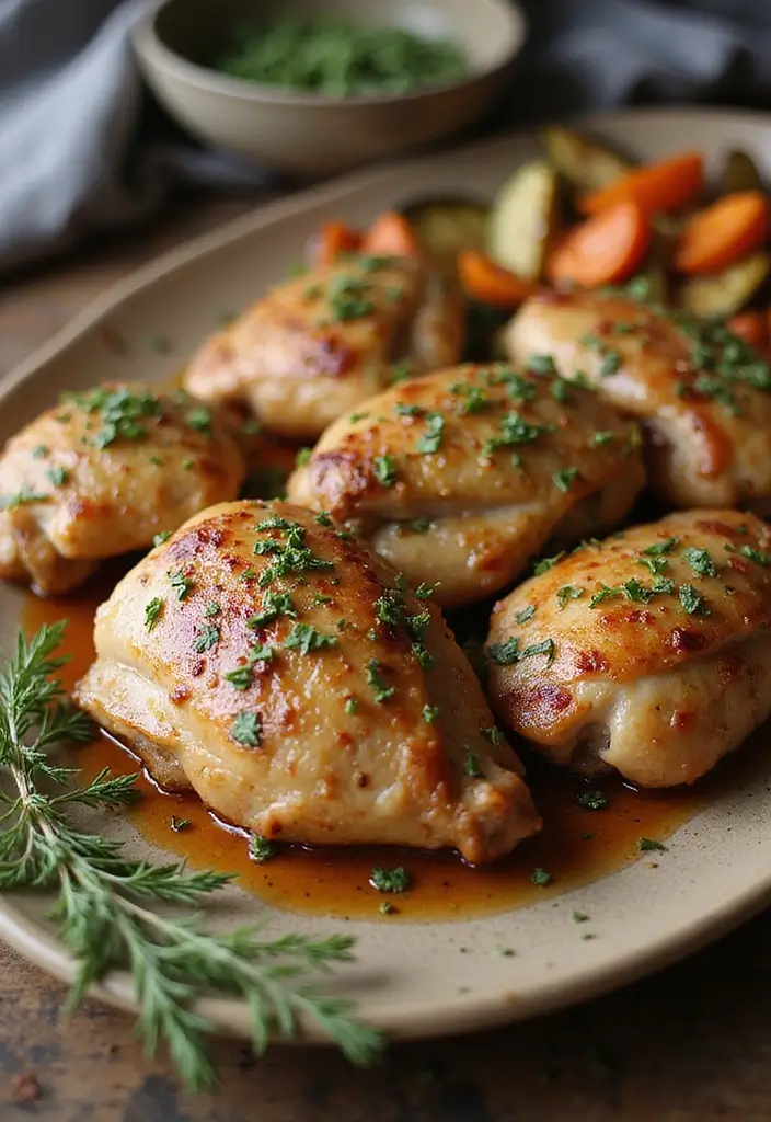 30 Air Fryer Ranch Chicken Recipes That Are Crispy & Flavor-Packed - 4. Ranch Seasoned Chicken Thighs