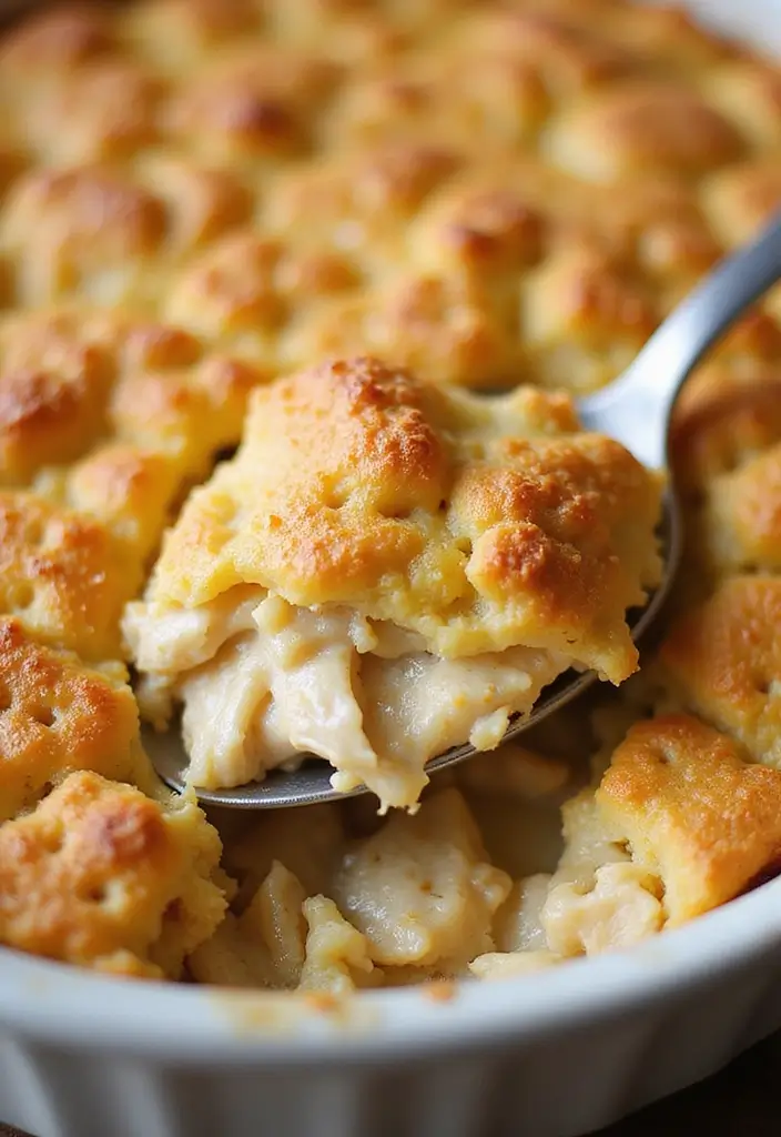 30 Chicken Casserole Recipes with Ritz Crackers That Add Perfect Crunch - 1. Classic Chicken Ritz Casserole