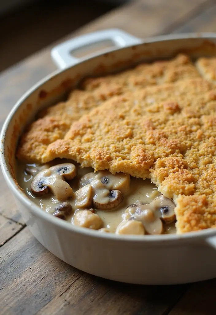 30 Chicken Casserole Recipes with Ritz Crackers That Add Perfect Crunch - 16. Chicken Stroganoff Casserole