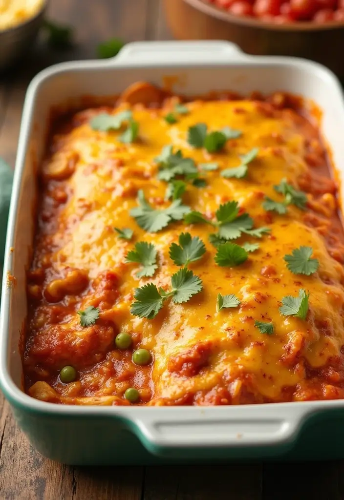 30 Chicken Casserole Recipes with Ritz Crackers That Add Perfect Crunch - 6. Chicken Enchilada Casserole