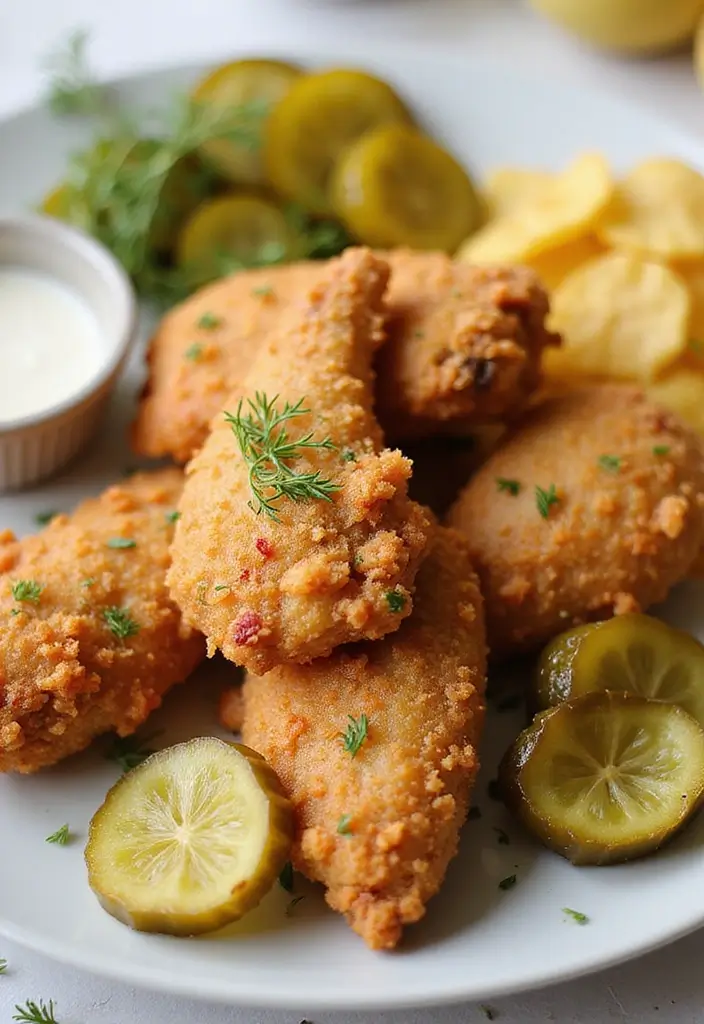 30 Fried Chicken Recipe Air Fryer Versions That Crunch Perfectly - 16. Dill Pickle Air Fryer Chicken