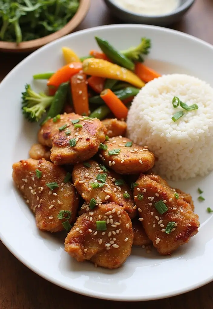 30 Fried Chicken Recipe Air Fryer Versions That Crunch Perfectly - 29. Sesame Garlic Air Fryer Chicken