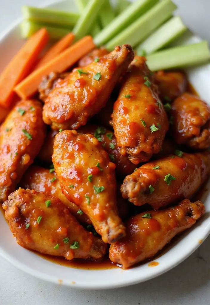 30 Fried Chicken Recipe Air Fryer Versions That Crunch Perfectly - 3. Sweet and Spicy Air Fryer Chicken Wings