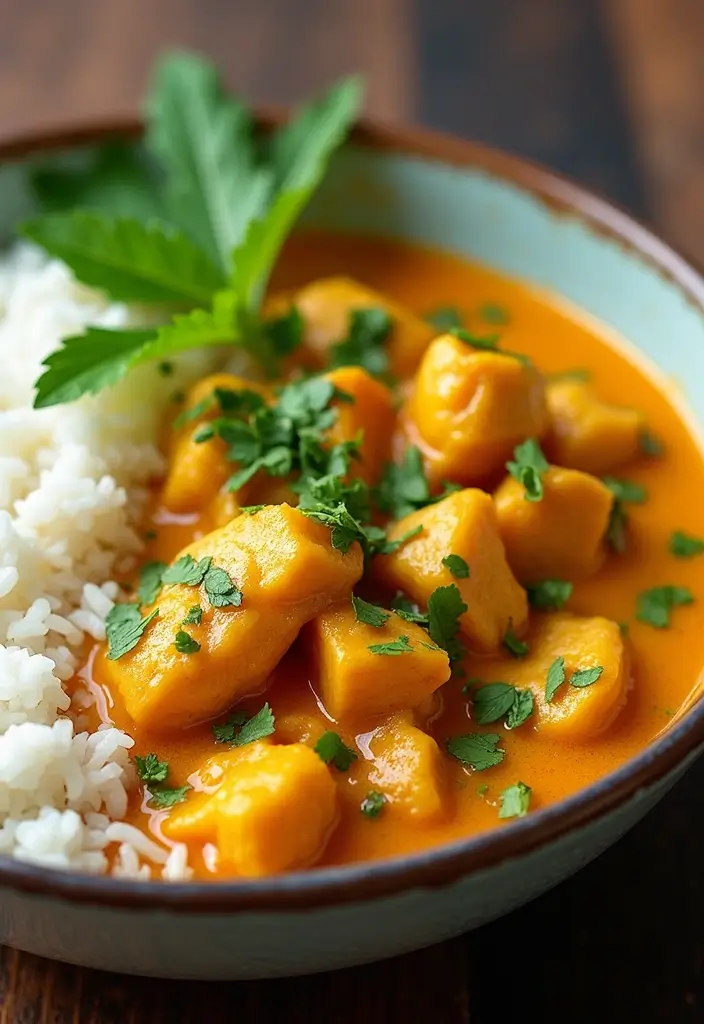30 Frozen Chicken Crockpot Recipes That Are Dump-and-Go Easy - 10. Coconut Curry Chicken