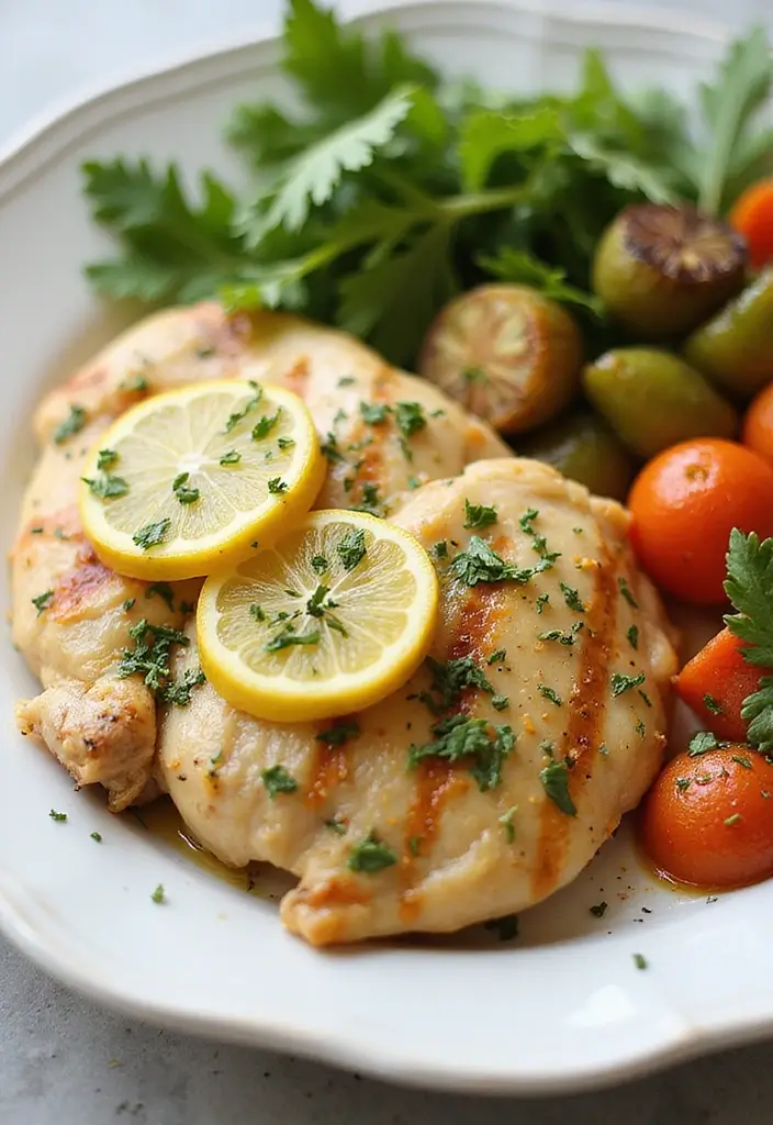 30 Frozen Chicken Crockpot Recipes That Are Dump-and-Go Easy - 3. Lemon Garlic Chicken