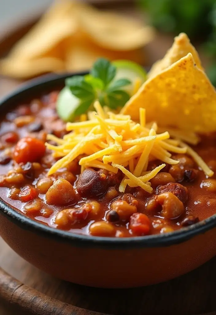 30 Frozen Chicken Crockpot Recipes That Are Dump-and-Go Easy - 5. Chicken Taco Chili