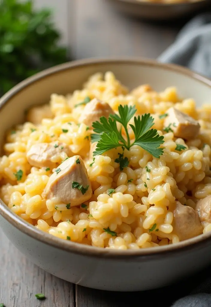 30 Frozen Chicken Crockpot Recipes That Are Dump-and-Go Easy - 9. Chicken and Rice Casserole