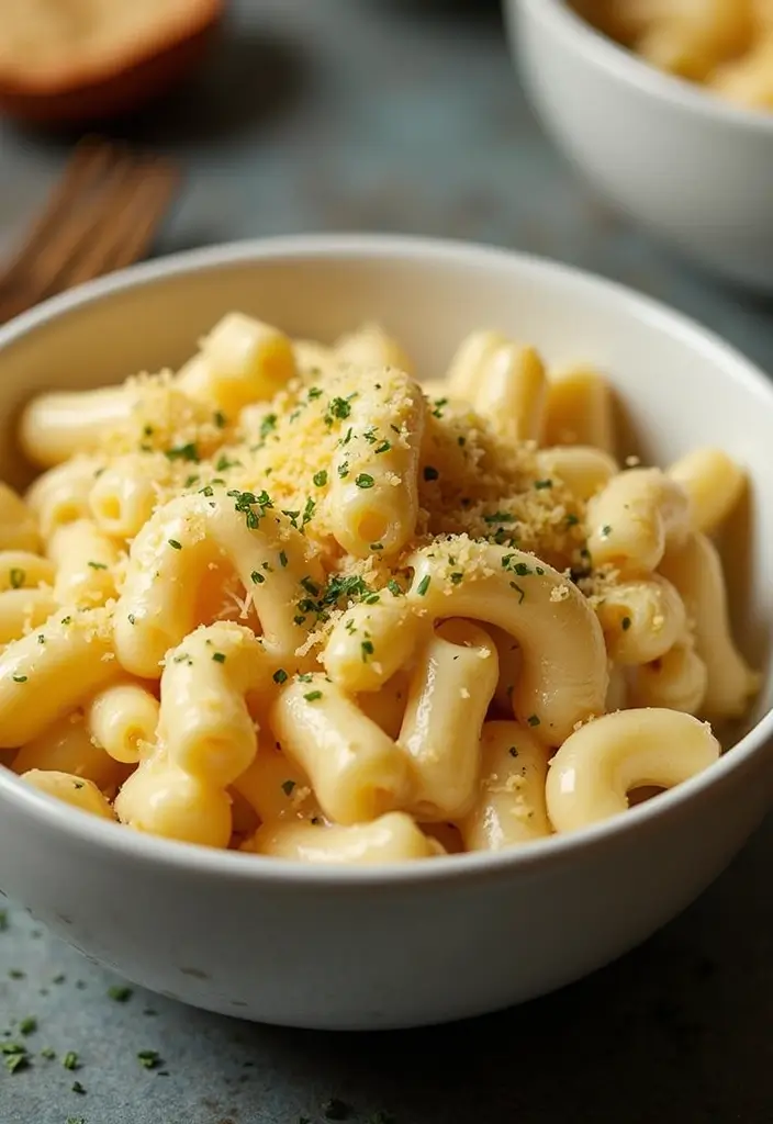 30 Garlic Parmesan Chicken Pasta Recipes That Are Addictive & Cheesy - 12. Garlic Parmesan Chicken Mac and Cheese