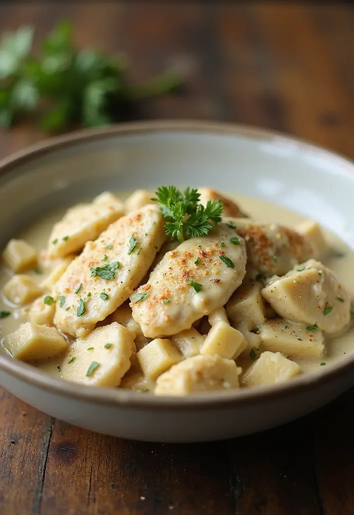 30 Garlic Parmesan Chicken Pasta Recipes That Are Addictive & Cheesy - 8. Garlic Parmesan Chicken Alfredo