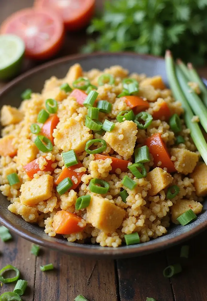 30 Healthy Side Dishes for Chicken That Complete Dinner Perfectly - 3. Cauliflower Rice Stir-Fry