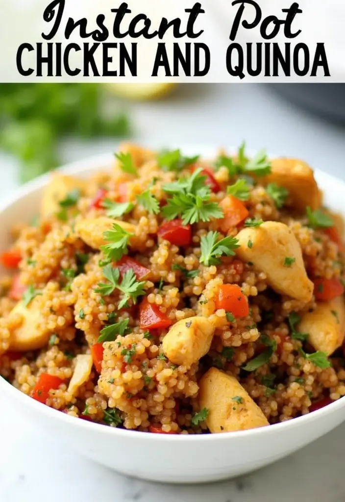30 Instant Pot Italian Chicken Recipes That Are Savory & Simple - 20. Instant Pot Italian Chicken and Quinoa