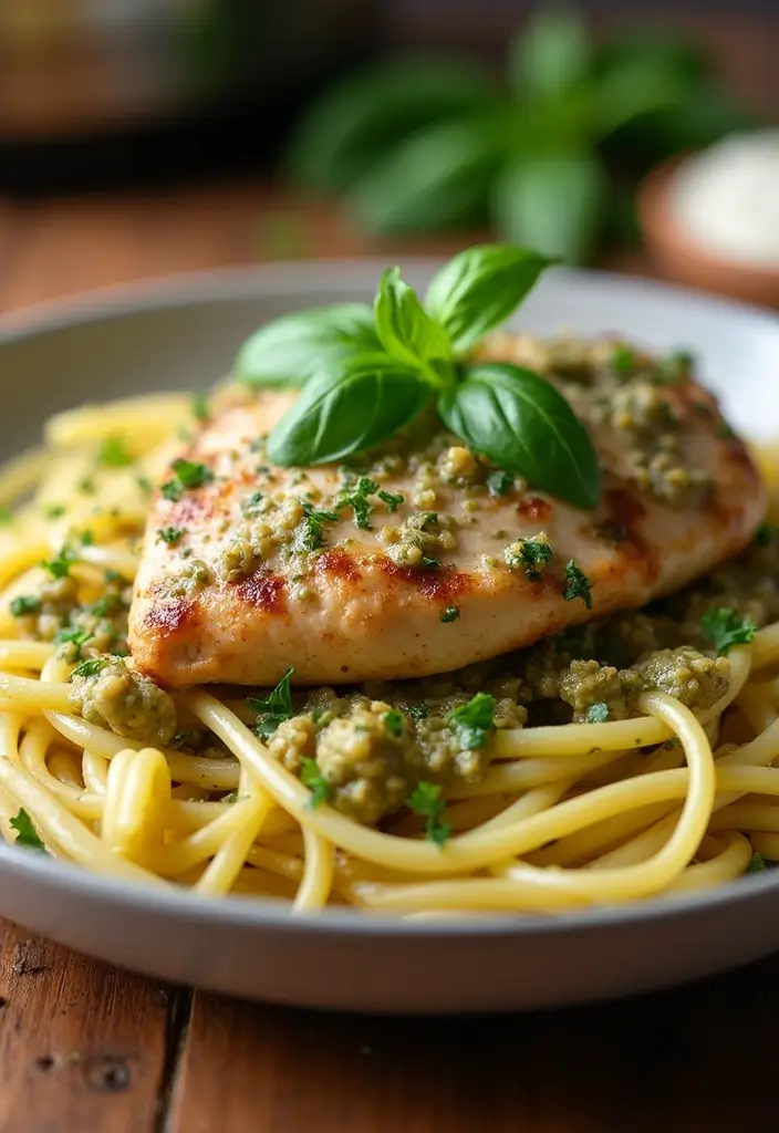 30 Instant Pot Italian Chicken Recipes That Are Savory & Simple - 22. Instant Pot Italian Chicken Pesto