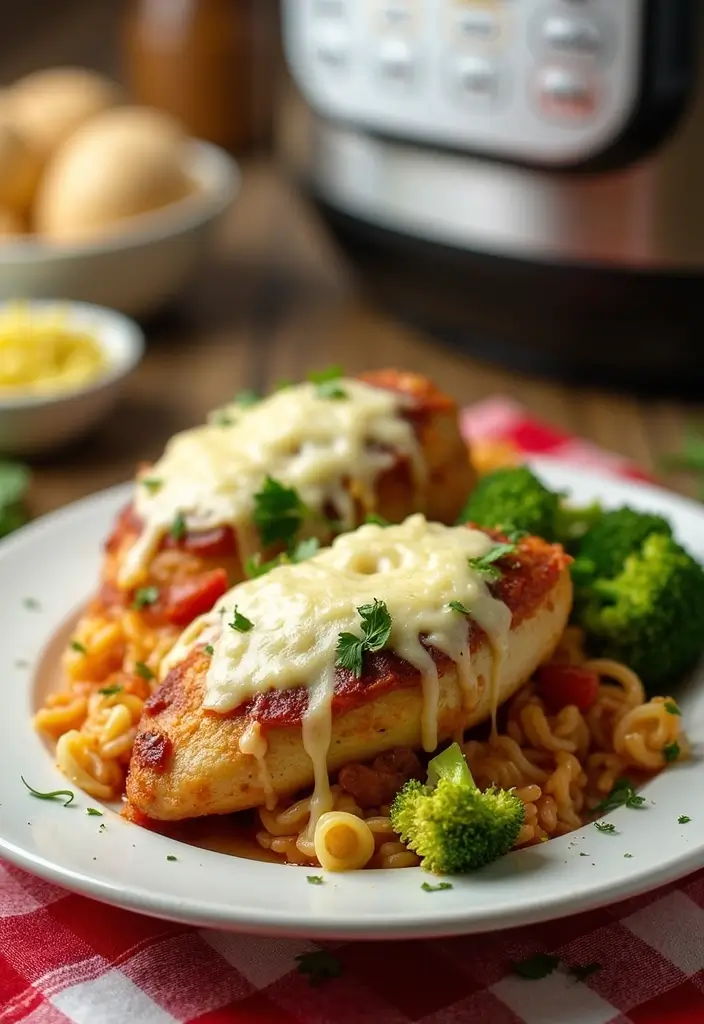 30 Instant Pot Italian Chicken Recipes That Are Savory & Simple - 26. Instant Pot Italian Chicken Bake with Broccoli