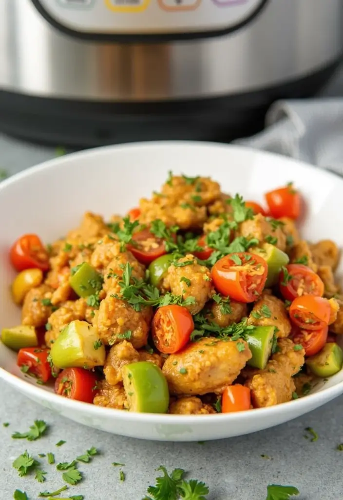 30 Instant Pot Italian Chicken Recipes That Are Savory & Simple - 27. Instant Pot Italian Chicken Stir-Fry with Vegetables