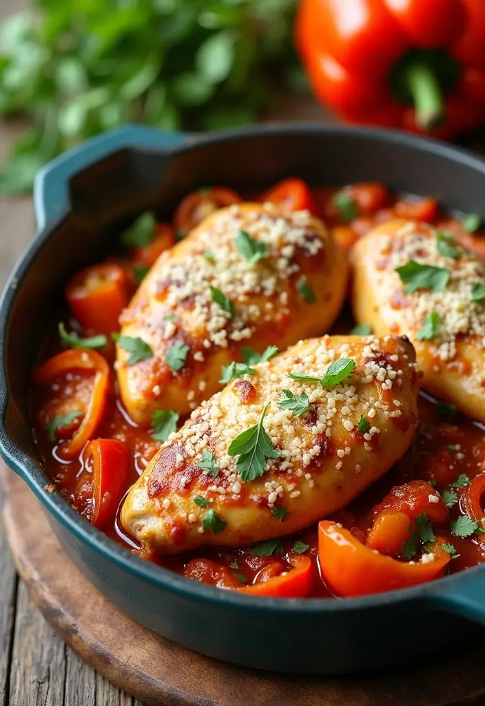 30 Instant Pot Italian Chicken Recipes That Are Savory & Simple - 28. Instant Pot Italian Chicken with Bell Peppers