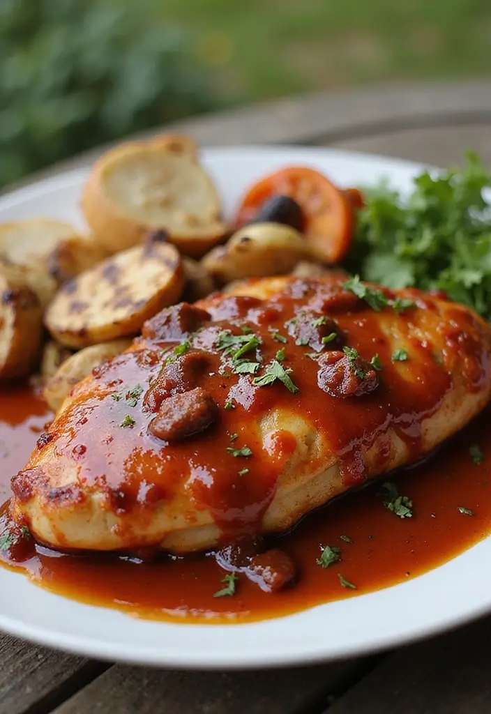 30 Instant Pot Italian Chicken Recipes That Are Savory & Simple - 9. Italian BBQ Chicken