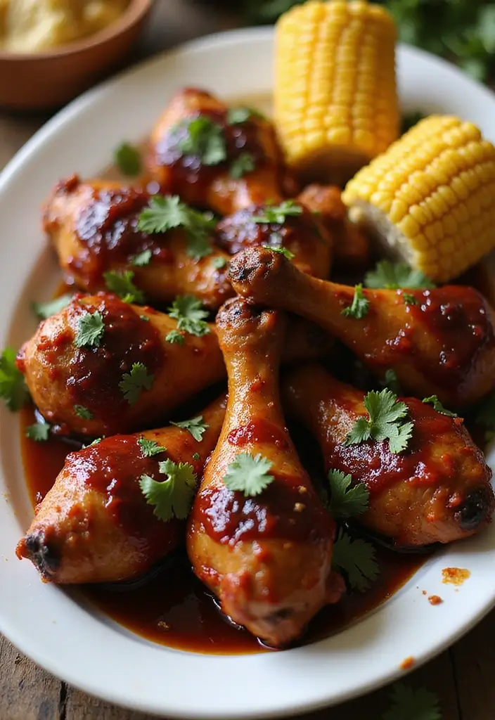 30 Oven Baked BBQ Chicken Drumsticks That Are Sticky & Delicious - 10. BBQ Chipotle Drumsticks