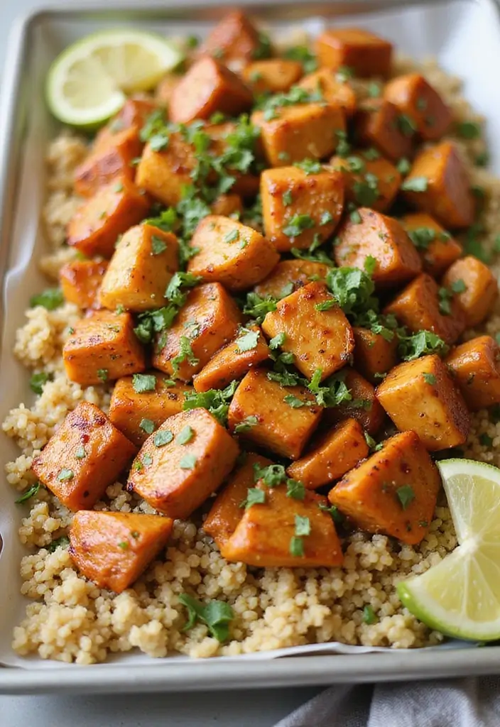 30 Sheet Pan Cashew Chicken Recipes That Are Fast & Flavorful - 16. Cashew Chicken with Quinoa
