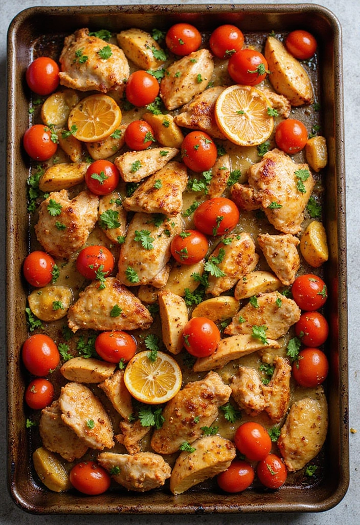 30 Sheet Pan Cashew Chicken Recipes That Are Fast & Flavorful - 27. Cashew Chicken with Tomatoes