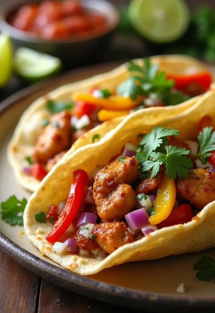 27 Ground Chicken Crockpot Recipes That Are Set-and-Forget Simple - 16. Chicken Fajitas