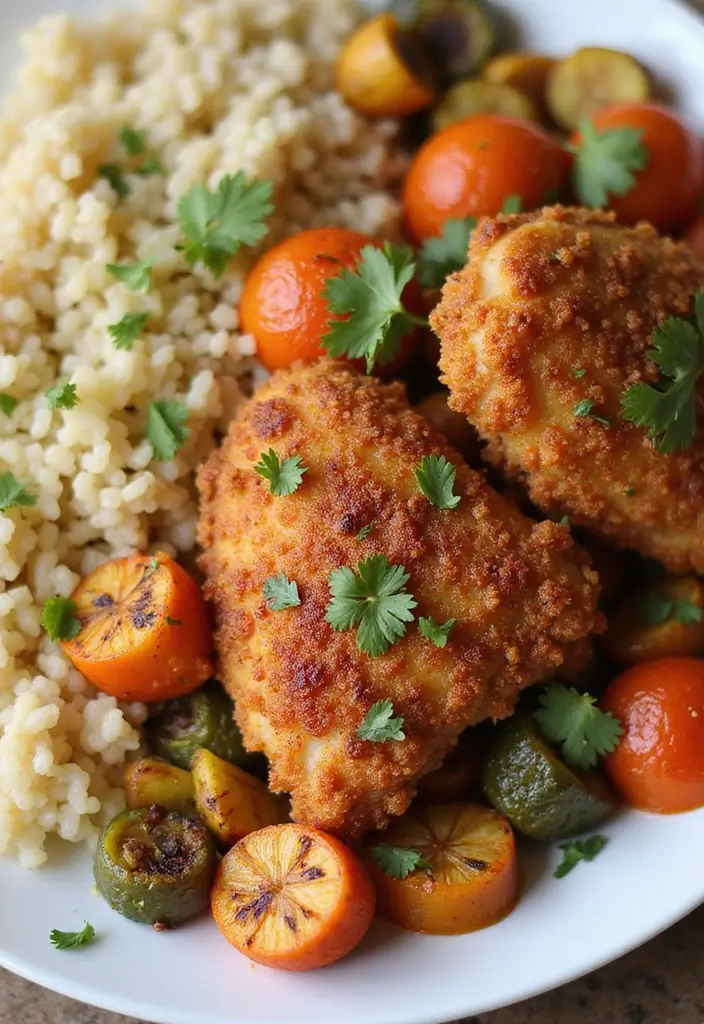 30 Fried Chicken Recipe Air Fryer Versions That Crunch Perfectly - 22. Moroccan Spiced Air Fryer Chicken