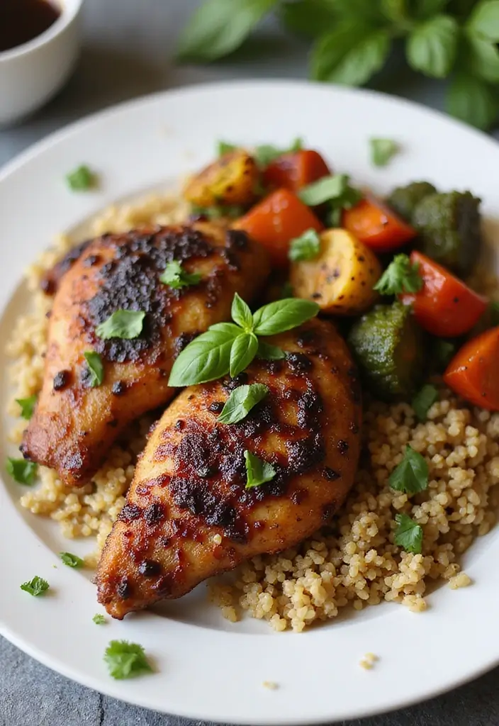 30 Fried Chicken Recipe Air Fryer Versions That Crunch Perfectly - 28. Balsamic Glazed Air Fryer Chicken