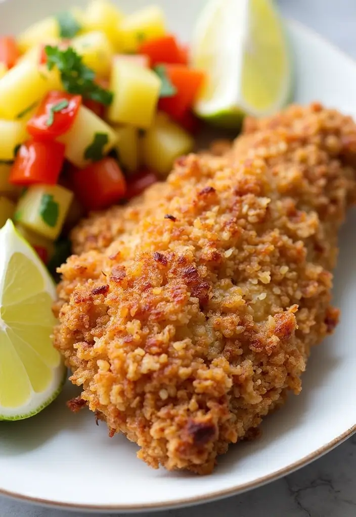 30 Fried Chicken Recipe Air Fryer Versions That Crunch Perfectly - 7. Coconut Crusted Air Fryer Chicken