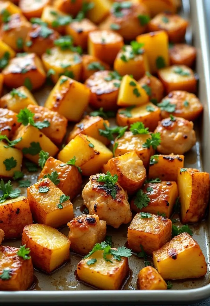 30 Sheet Pan Cashew Chicken Recipes That Are Fast & Flavorful - 19. Cashew Chicken with Pineapple