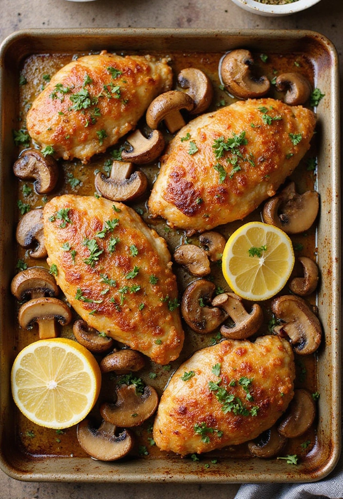 30 Sheet Pan Cashew Chicken Recipes That Are Fast & Flavorful - 24. Cashew Chicken with Mushrooms