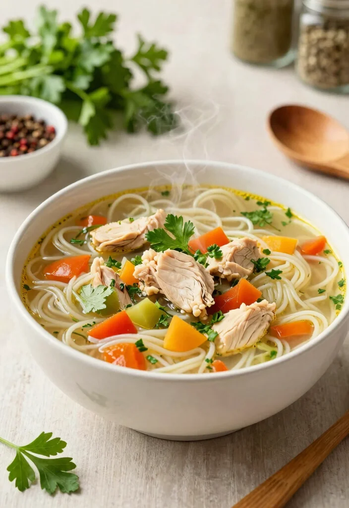 15 Busy Day Soup Recipes: Quick Easy Comfort - 2. Chicken Noodle Soup 1