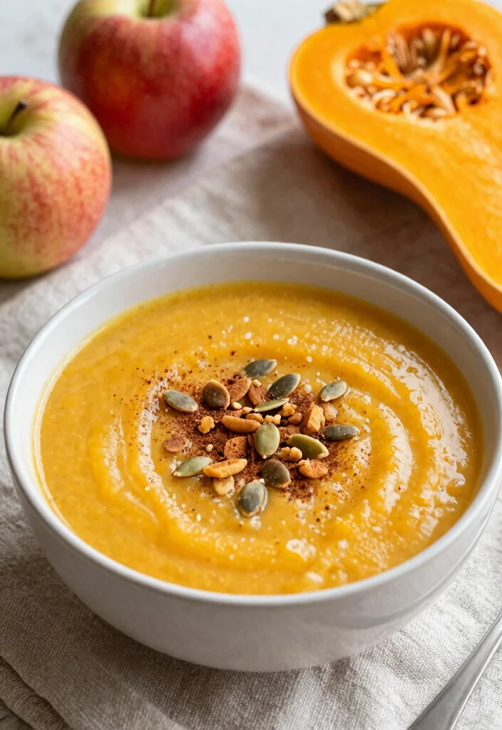 15 Busy Day Soup Recipes: Quick Easy Comfort - 4. Butternut Squash and Apple Soup 1