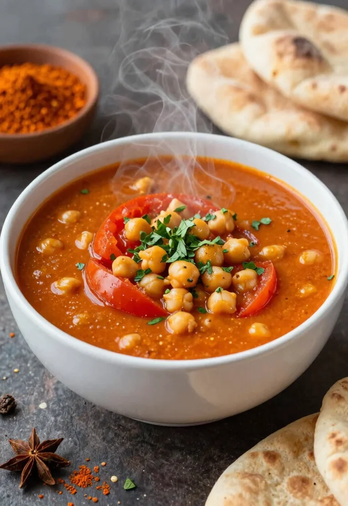 15 Busy Day Soup Recipes: Quick Easy Comfort - 8. Moroccan Chickpea Soup 1