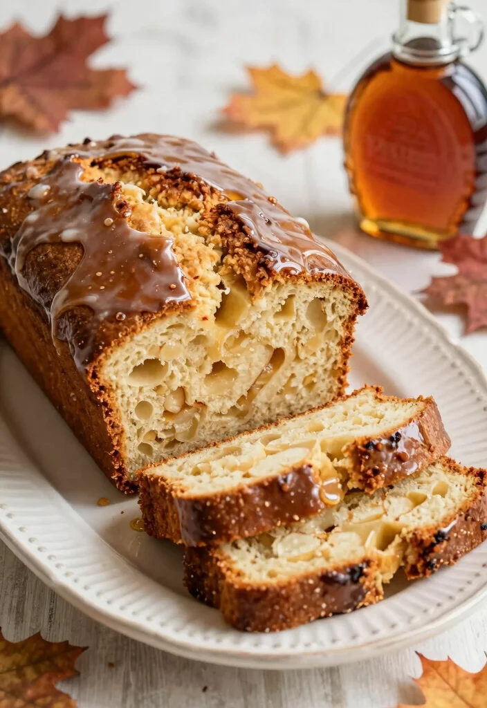 15 Country Apple Fritter Bread Recipes: Soft, Sweet, and Cozy - 10. Maple Glazed Apple Fritter Bread 1