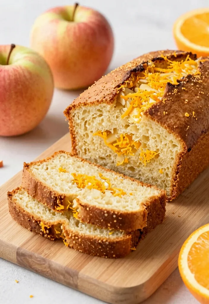 15 Country Apple Fritter Bread Recipes: Soft, Sweet, and Cozy - 11. Orange Zest Apple Fritter Bread 1