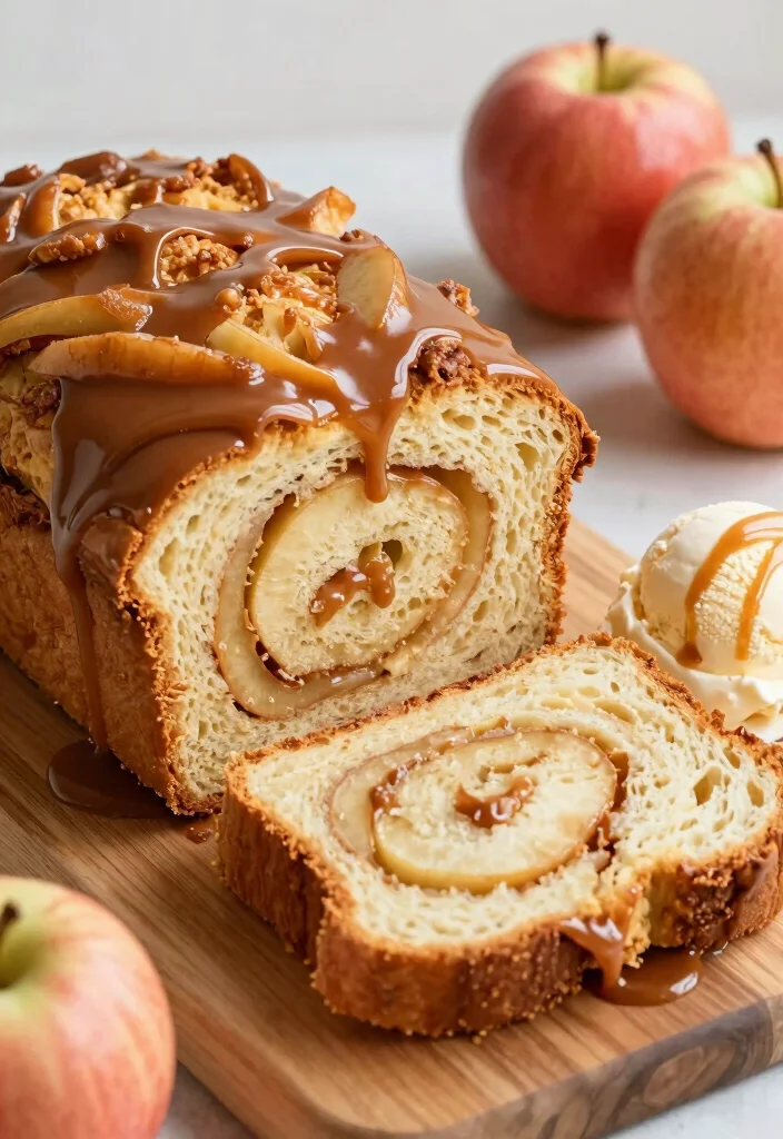 15 Country Apple Fritter Bread Recipes: Soft, Sweet, and Cozy - 4. Caramel Apple Fritter Bread 1